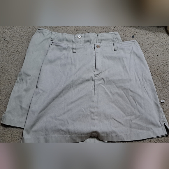 Classroom Uniform Khaki School Uniform Skorts Size 16 2 pack - Picture 5 of 5